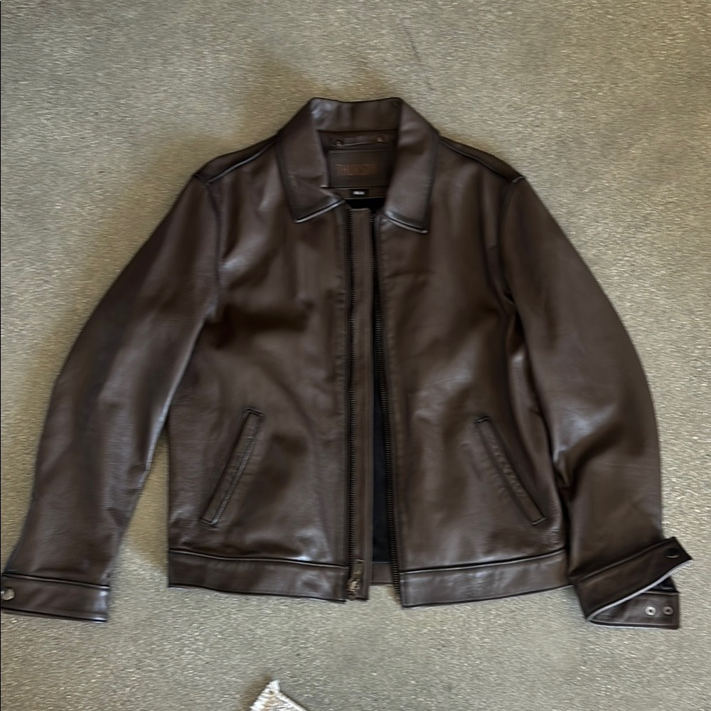 Thursday Boot Company Dark Brown Leather Jacket